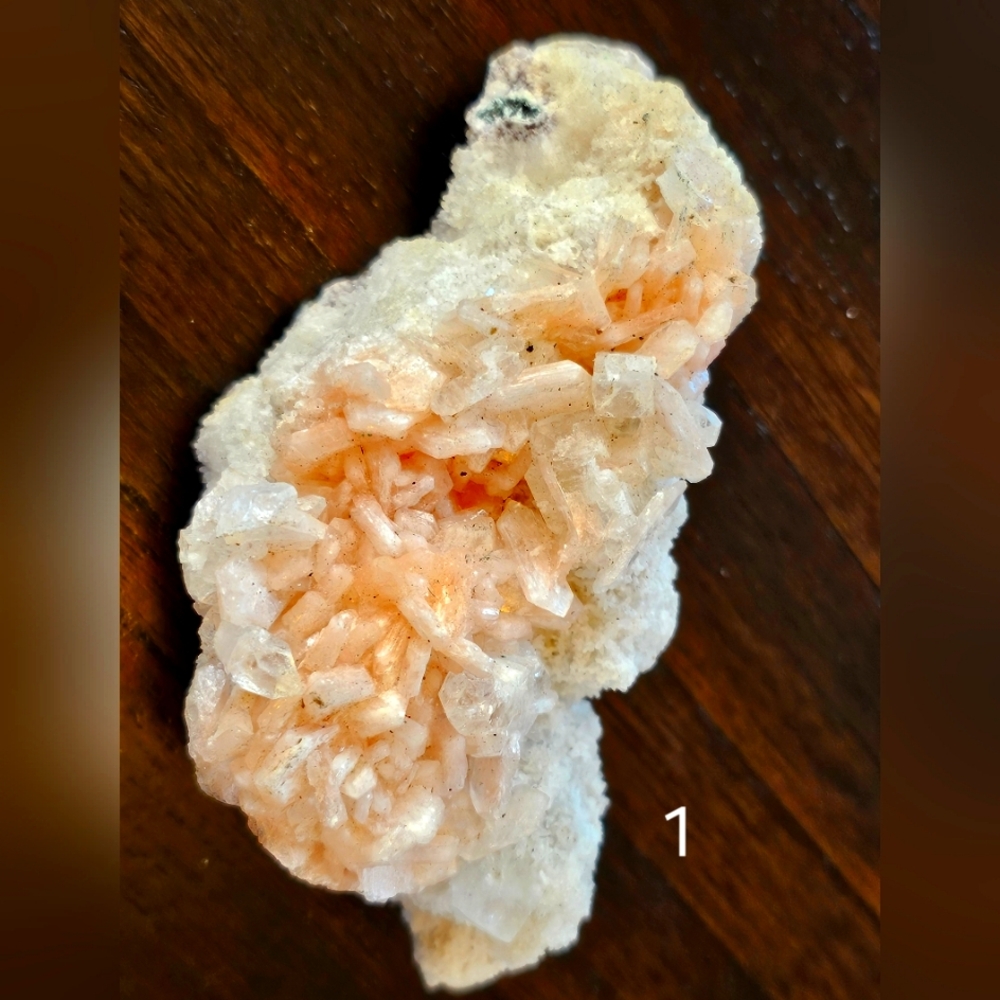 Apophyllite & Stillbite Crystal Cluster